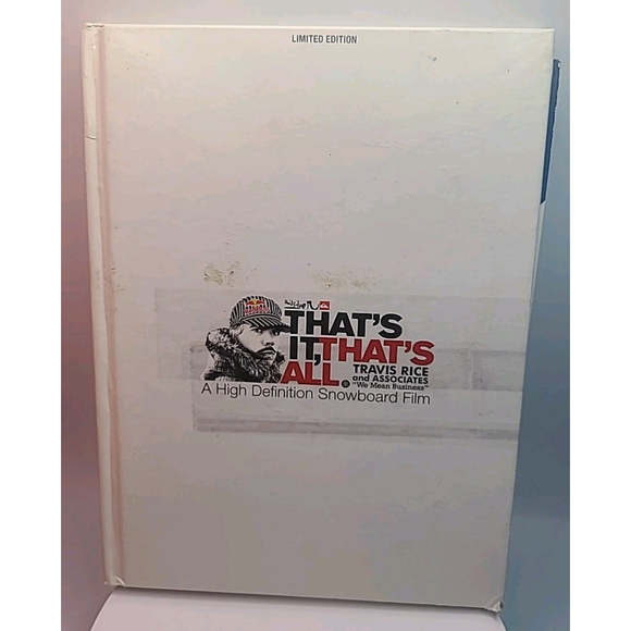 Other - That's It, That's All Travis Rice Snowboarding (DVD & Book Limited Edition)